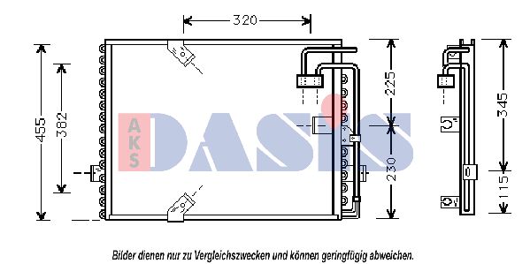 AKS DASIS kondensatorius, oro kondicionierius 052260N